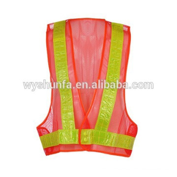 American market CE certification security warning vest with high performance fabric